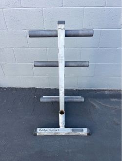Body Solid 6-Post Olympic Weight Tree and Bar Holder… Home Gym Fitness…. $40 Price is Firm!!!!