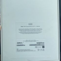 1 Week Old iPad 10gen