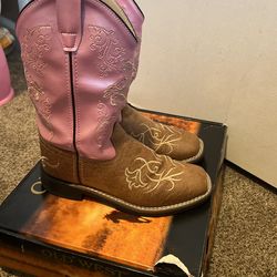 Girls Cowboy Boots Size 2.5y