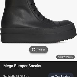 Brand new Ricks Owen’s 600 never worn