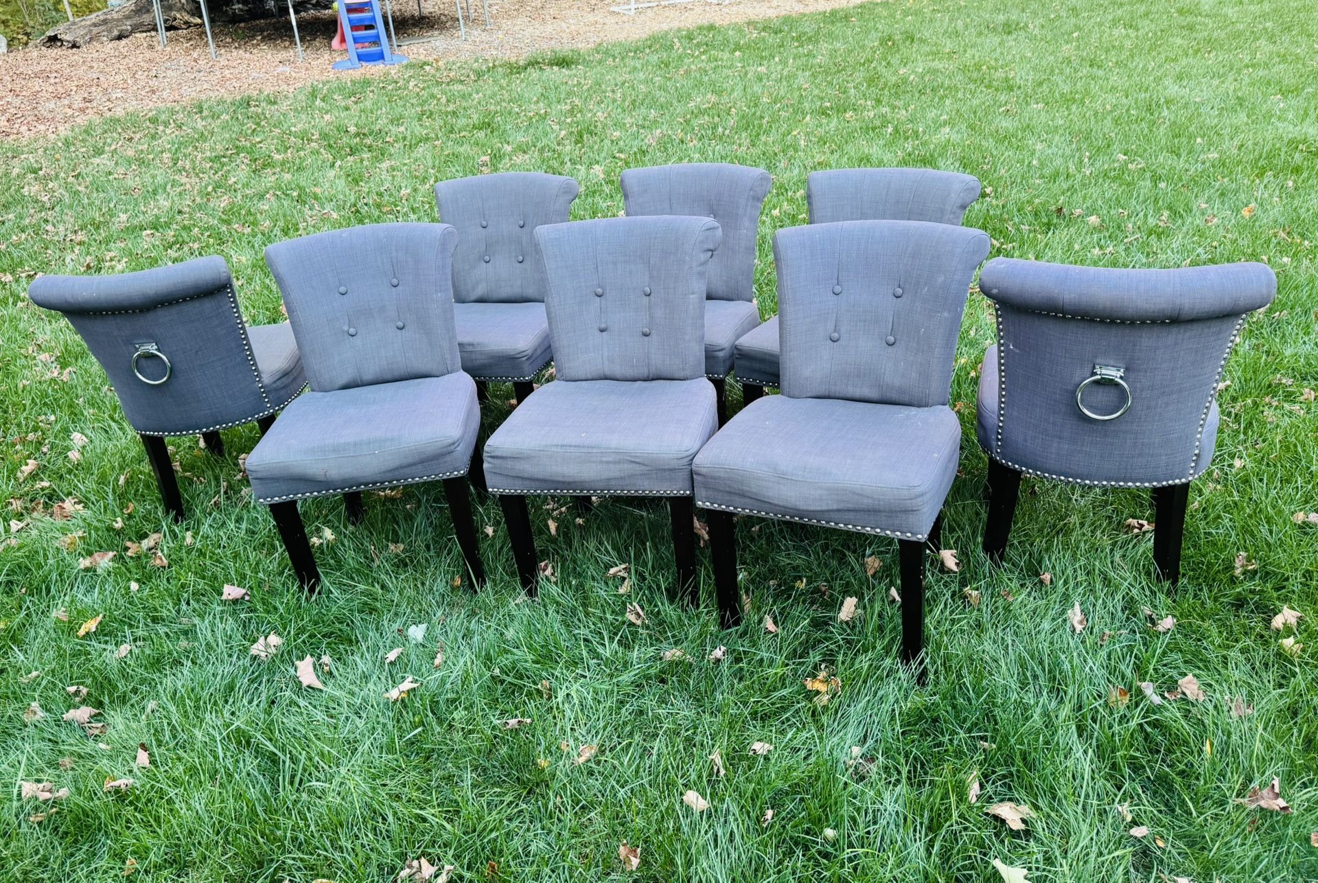 Dining chairs (set of 8)
