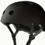 Childrens MATTE black BIKE HELMET 