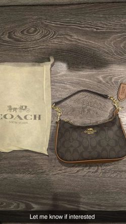 Coach Signature Shoulder Bag with Dust Bag