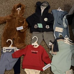 Newborn & 0/3 Clothes All New For $30