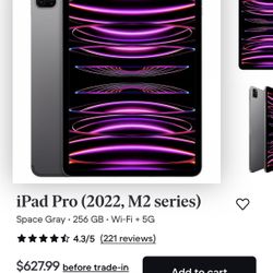 Ipad Pro (M2) 2022 with magic keyboard 