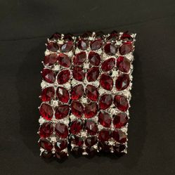 Like New Monet Dark Red Gorgeous Bracelet Set (3 bracelets)