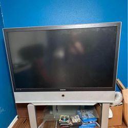 Samsung 55’ Tv And Console 