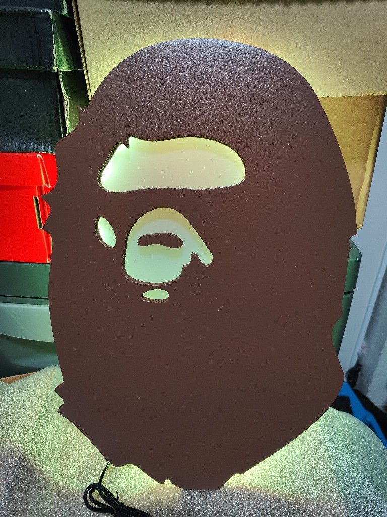 Bape Custom Led Light On Sign