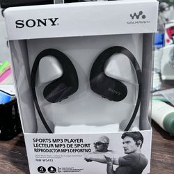 Sony Water Resistant Sport Headphones NEW IN BOX 