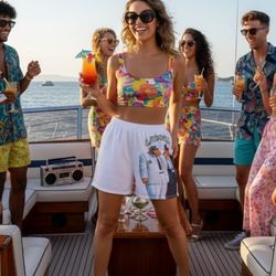 Vtg 90s Joe Camel Shorts Blues Brothers Graphic Rare Promo Made in USA Mens L /  Women's XL