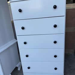 Tall dresser  white
