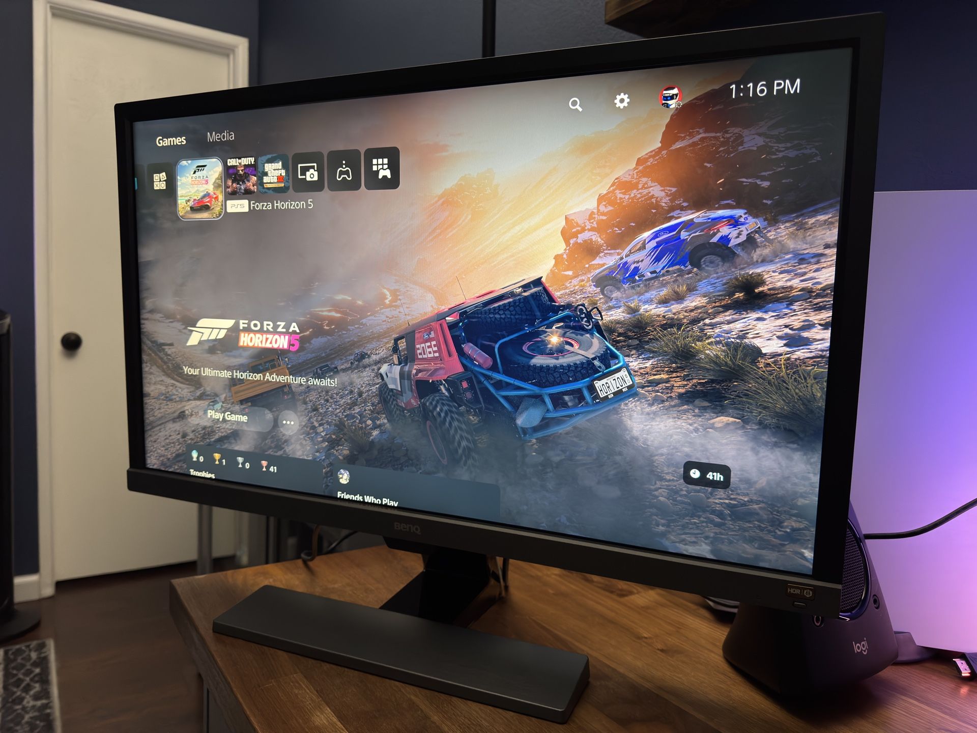 BenQ EL2870U 28 inch 4K HDR10 Gaming Monitor, UHD 3840x2160,