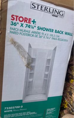 Sterling STORE + Shower Back Wall