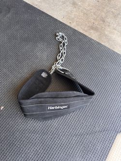 Harbinger Dip Belt with Chain