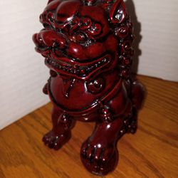 Vintage 1970s  Foo Dog Also Called Imperial Guard Lions$23 f  Size 4 1/2"+4"