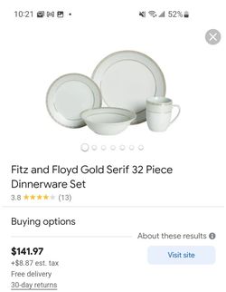 Fitz And Floyd Dinnerware 32pc