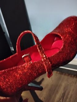 Red Sparkly Heels 