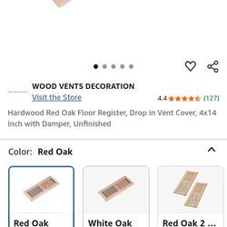 Wooden Vent Cover