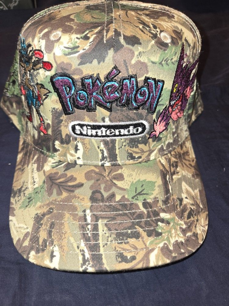 Pokemon Hat Snapback Camo *NEW* Mega**