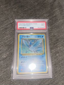 1997 P.M. japanese fossil articuno-holo psa 9