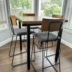 Pub Table and Chairs