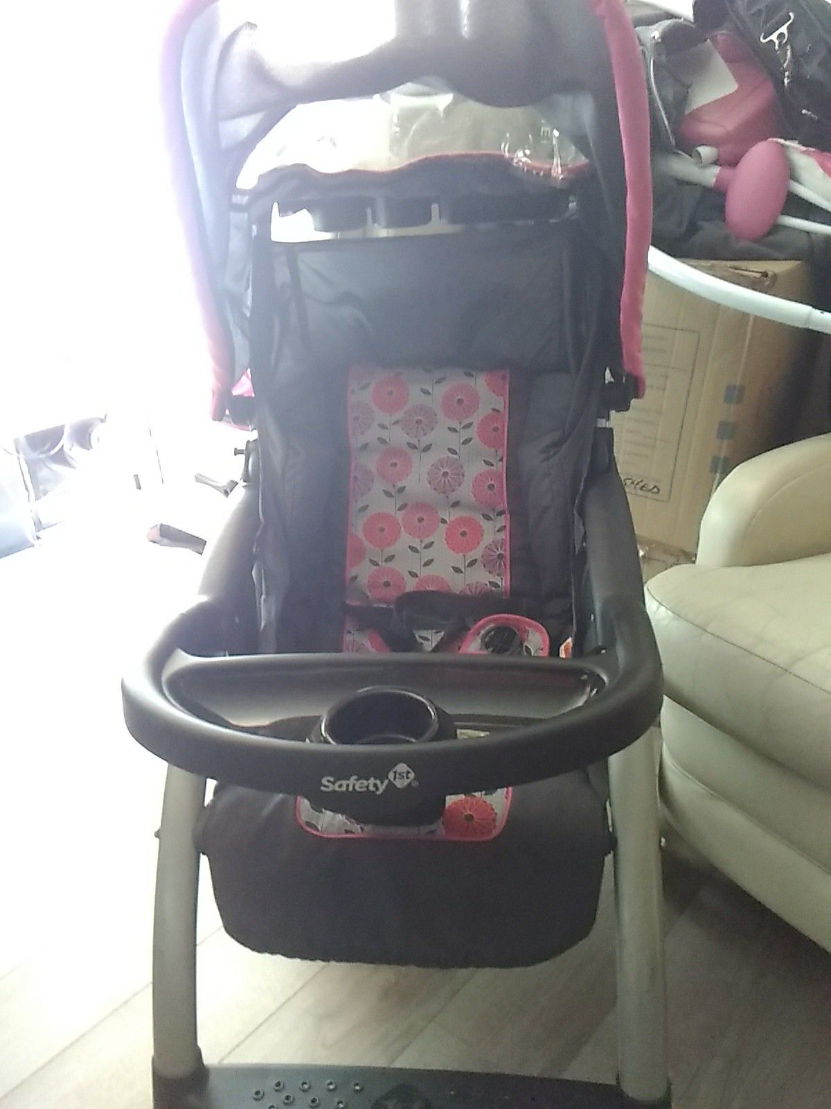 Infant car seat and girls