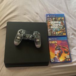 Barely Used Ps4 Slim And 2 Games