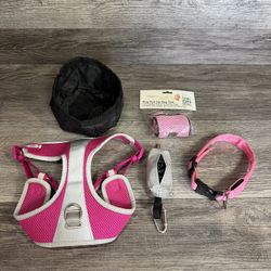 Medium Dog Accessories Pink Lot