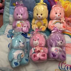 10” MWT and Bag New Style Scented Best Friend Funshine Cheer Bedtime Hopeful Heart and Share Care Bears