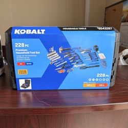 Kobalt 228-Piece Premium Household Tool Set – SAE & Metric – New