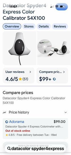 Spyder4express monitor calibration