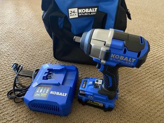 New Kobalt 24v 1/2 mid torque impact wrench kit