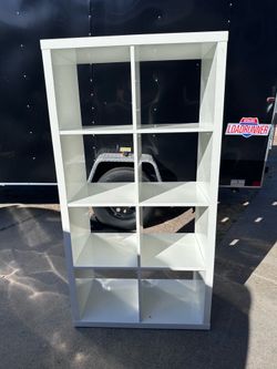 White 8 square kallax