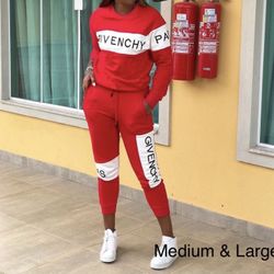 Givenchy Red & Black Fit (M,L)