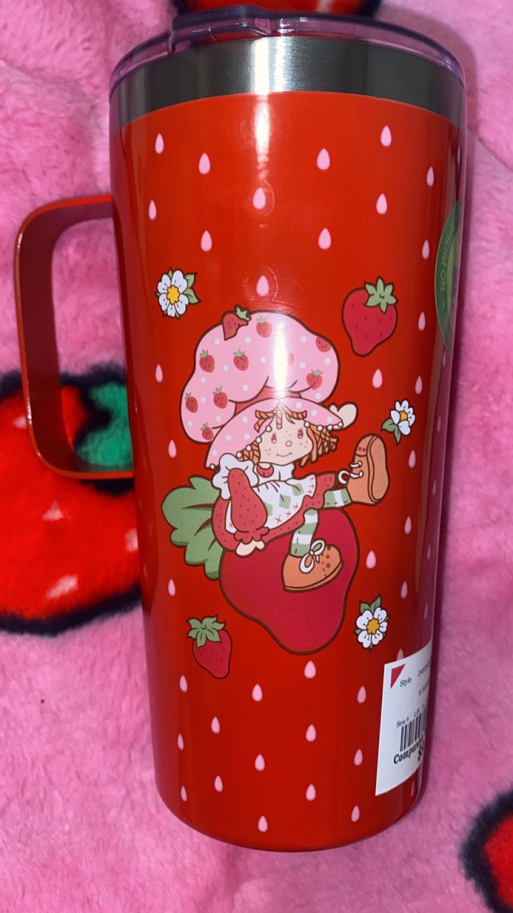 Strawberry Shortcake Steal Tumbler With Lid