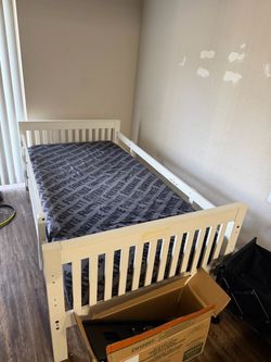 Bed twin size w mattress