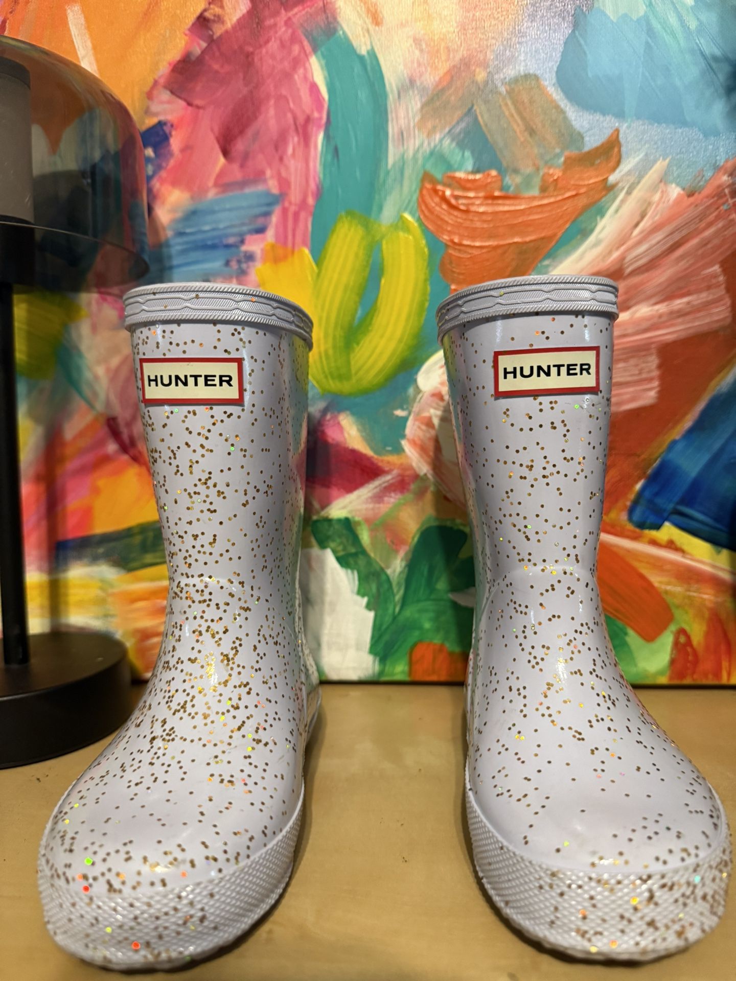 Clean Toddler Girls Hunter Boots