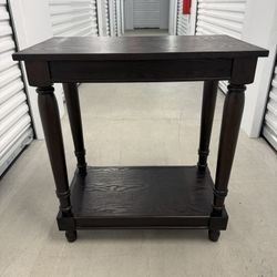 Solid Wood Two Tier Console Table (28 x 16)
