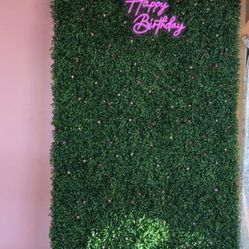 Greenery Backdrop Sign Not Included