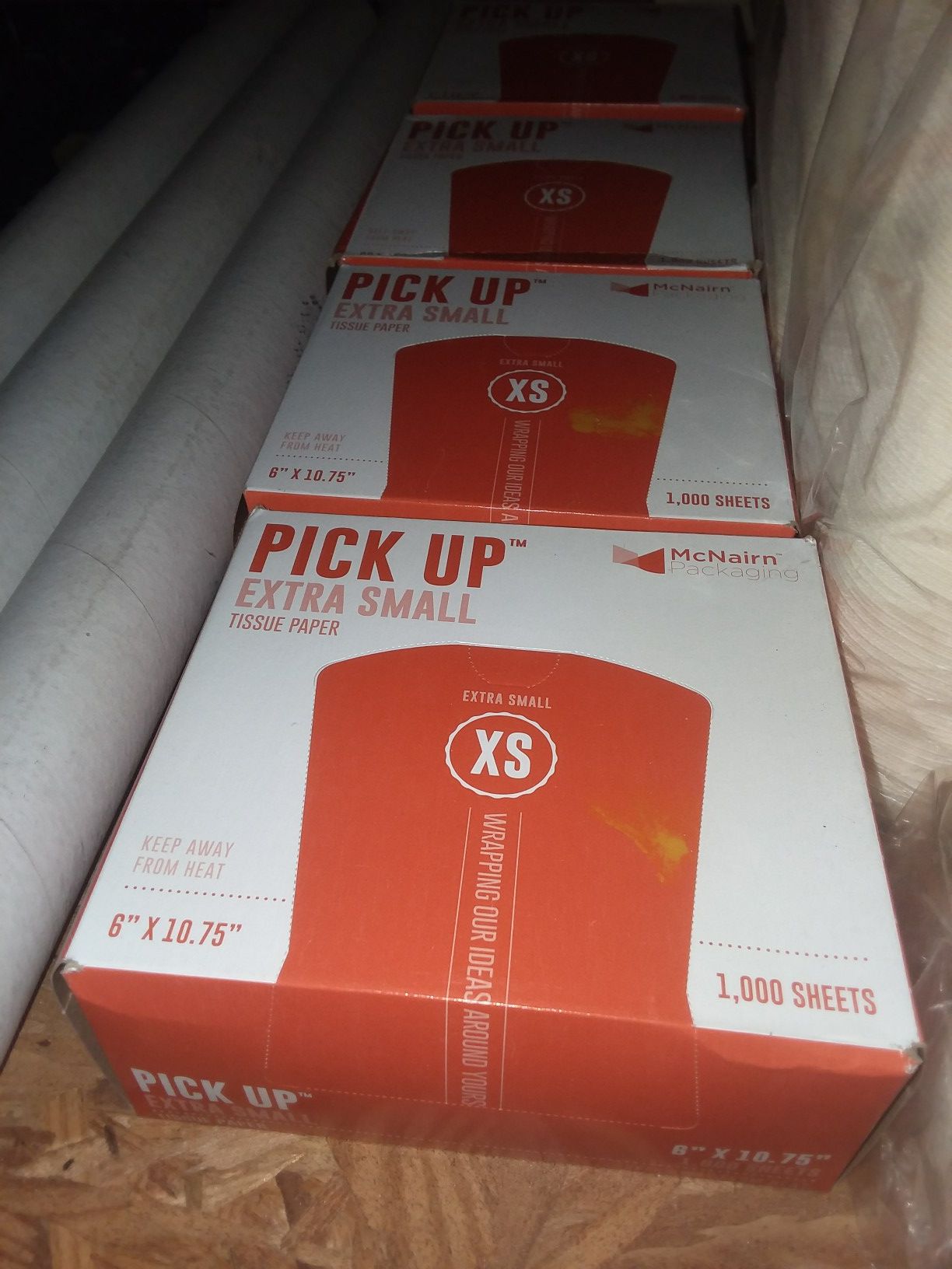 Wax paper wraps 1000 sheets 5.00 a box