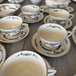 Old English Johnson Brothers China Large 49-Piece Set Eastbourne Line Made in England