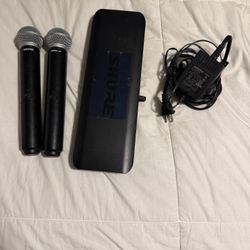 sure dual sm58 wireless microphones