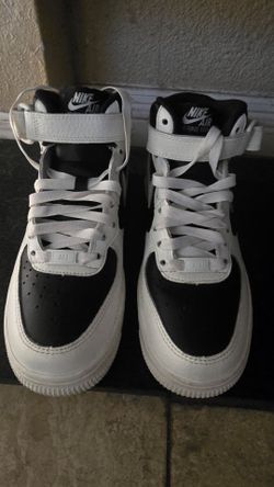 Nike Air Force 1 Mid White Black Sneakers