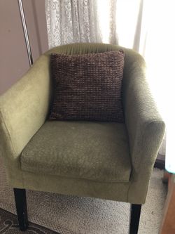 2 chairs with table
