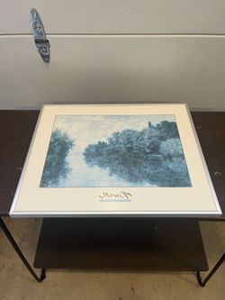Claude Monet 'La Seine à Giverny' Framed RISD Museum Poster (23” x 17”)