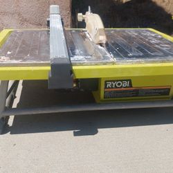 Ryobi wet tile cutter. Used once for one bathroom tile instalation. Excellent condition.  Cash only. Local pick-up, Fallbrook, CA  92028