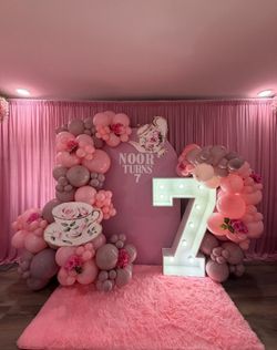 Tea party decor marquee