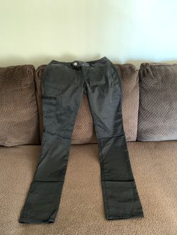 Express Black Satin Jeans