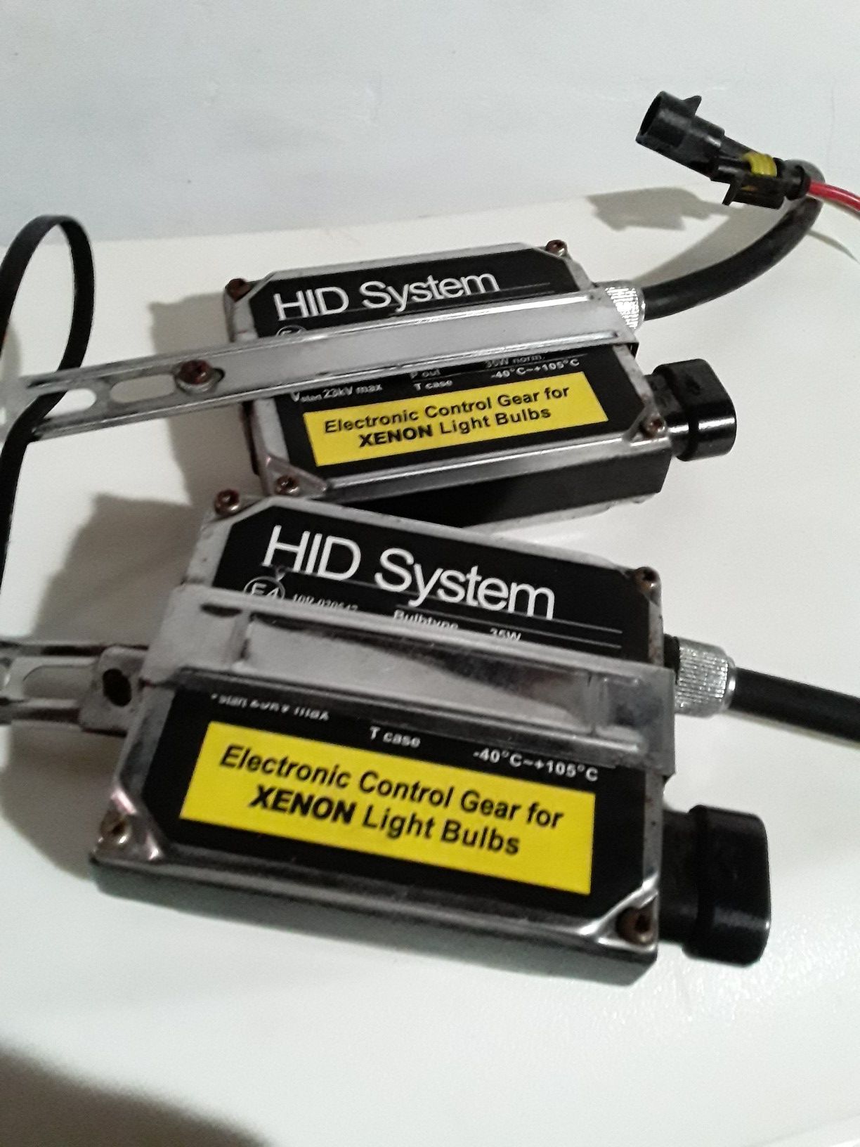 HID SYSTEM CONNECTORS HEADLIGHTS