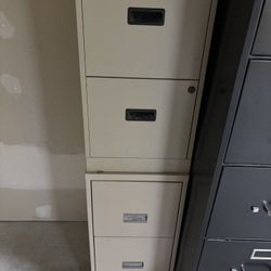 2 2-drawer File Cabinets